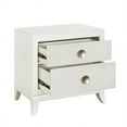 thumbnail image 2 of Melrose 2-Drawer Wood Nightstand in White Finish by Samuel Lawrence Furniture, 2 of 7