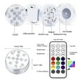 thumbnail image 3 of 13 LEDs Magnetic Submersible LED Light Waterproof Underwater Light USB Rechargeable Swimming Pool Night Lamp With Suction Cups ,Easy to Install, 3 of 7