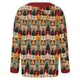 thumbnail image 4 of Atogsazn Womens Christmas Sweater Casual Button Down Knitted Long Sleeve Sweaters Fall Winter Tops Clothing Red L Fashion, 4 of 4