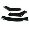 thumbnail image 4 of Front Bumper Lip, Scratch Resistant Front Bumper Spoiler 3pcs  For Cars, 4 of 8