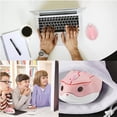 thumbnail image 5 of SHARE SUNSHINE Cute Hamster Shape Wireless Silent Mouse 1200DPI Optical Unique Small Cordless Quiet Mice for Computer Laptop PC for Kids Gift (1 Pack-Pink), 5 of 7