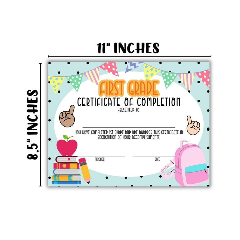 first-grade-1st-certificate-of-completion-graduation-diploma-30pk-8-5x11-90s-seed-bracelet-checkered-neutral-award-theme-trendy-minimalist-walmart-com for 1st Grade Graduation Certificate Free Printable First Grade 1st Certificate of Completion Graduation Diploma 30pk 8.5x11 90s Seed Bracelet Checkered Neutral Award Theme Trendy Minimalist - Walmart.com for 1st Grade Graduation Certificate Free Printable
