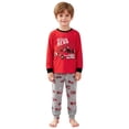 thumbnail image 3 of Gubotare Boys Pajamas 100% Cotton Planet Pjs Toddler 2 Piece Sleepwear Kids Clothes Set Size 3t -10t (Red, 5-6 Years), 3 of 9