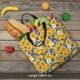 thumbnail image 5 of Easygdp Vintage White Yellow Sunflower Bolsa Tote para Mujer, Bolso de Hombro para Trabajo, Playa, Viajes, Compras y Supermercado, 5 of 7