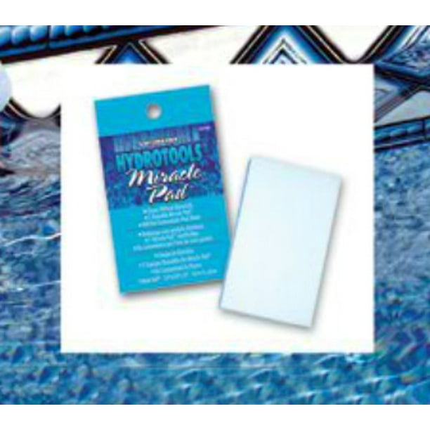 Swim Central 4,5 Pouces Bleu HydroTools Piscine et Spa Tampon de Nettoyage Miracle