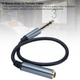 thumbnail image 4 of Cable 1/4 Inch Male to Female Cable 24K Gold Plated Connector PVC Sheath Balanced 6.35mm Extension Cable for Guitar Bass, 4 of 7