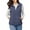Navy, variant on Women Vest Winter Warm Thermal Sleeveless Casual Inner Pocket Jacket With Pockets Cotton Padded Soft Lightweight Layering For Work Daily Wear Outfits Waistcoat