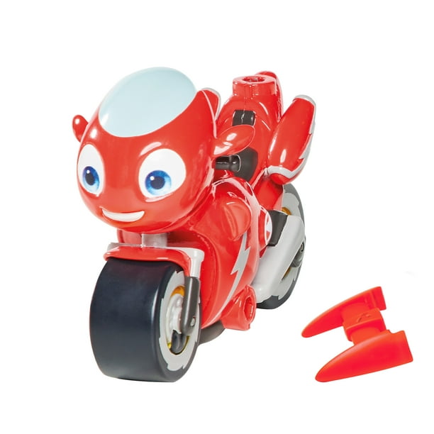 Ricky Zoom Toy Motorcycle 3 Inch Action Figure FreeWheeling and Free