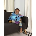 thumbnail image 3 of Lilo and Stitch Kids Stitch Bedding Plush Cuddle and Decorative Pillow Buddy, 100% Polyester, Blue, Disney, 3 of 20