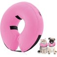 thumbnail image 1 of GHSDFBB Dog Cone Collar,Protective Inflatable Collar for Dog&Cat,Pet Recovery Collar Blow up,Cat Cone Collar Alternative After Surgery for Small Medium Large Dog (Pink, Small(Neck Size:7"-12")), 1 of 7