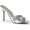 Silver Metallic PU, variant on Women's Pleaser Classique 01 High Heel Slide