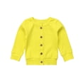 thumbnail image 1 of Boys Girls Button-down Cardigan  Solid Color Sweater  Casual Outerwear, 1 of 8