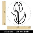 thumbnail image 2 of Hand Drawn Tulip Flower Doodle Self-Inking Rubber Stamp Ink Stamper - Yellow Ink - Mini 1/2 Inch, 2 of 7