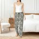 thumbnail image 4 of Balery Panda With Crown And Stars Pantalones de pijama para mujer, pijamas ultraligeros, pantalones de estar por casa-Medium, 4 of 6
