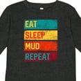 thumbnail image 4 of Inktastic Motocross BMX off Road Eat Sleep Mud Repeat Boys or Girls Long Sleeve Toddler T-Shirt, 4 of 5