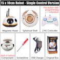 thumbnail image 1 of RC Robot 2.4G Radio Remote Control With Sound Watch Gesture Induction Sensor Intelligent Robot Car Model Kid Electronic Toy Gift, 1 of 6