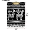 thumbnail image 3 of 12.5"x9" Cute Alpaca Liama Clipboards, Standard A4 Letter Size Nursing Clipboard with Low Profile Metal Clip Decorative Clip Board for Office Supplies,Silver, 3 of 7