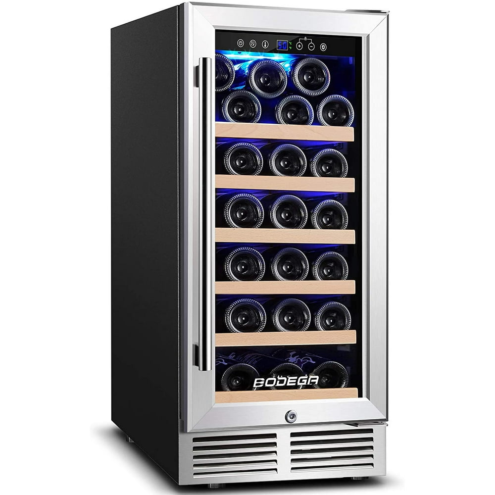 BODEGA Wine Cooler, 15 inch, 31Bottle FreeStanding Wine Refrigerator