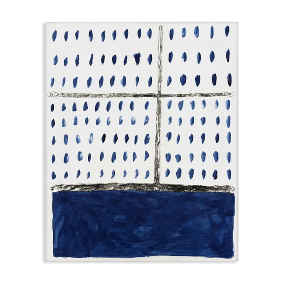 Stupell Industries Contemporary Dotted Pattern Impression Canvas Art, 16 x 20, by Michael Willett