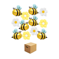 thumbnail image 1 of Kit De Globos De Abeja De Margarita 12 Piezas  Lab.G Amarillo, Negro, 1 of 5