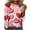 20 Multicolor, variant on Valentines Day Shirt Women, Womens Long Sleeve Blouses Casual, Fashion Women's Valentine's Day Print Top Loose Comfortable Long Sleeved T-Shirt Crewneck Tops Shirt