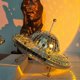 thumbnail image 5 of Mirror Reflective Balls Disco Ball UFO Cute Desk Accessories Gold, 5 of 5