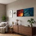 thumbnail image 2 of Large Canvas Wall Art for Living Room - Colorful Tree of Life Canvas Prints, Modern Abstract Nature Painting Wall Decor for Bedroom Kitchen Home Office, 2 of 7