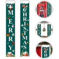 thumbnail image 5 of Adornos navideños para interior y exterior, porche de Feliz Navidad, 1 par, 5 of 5
