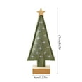 thumbnail image 3 of Tabletop Christmas Tree Christmas Decoration Felt Decorative Mini Xmas Tree Table Centerpiece for Home Decor Fireplace Office, 3 of 6