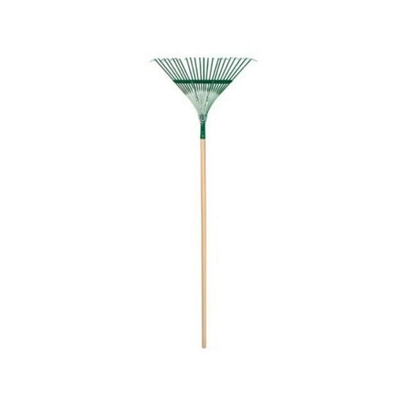 Leaf Rake 22 in. Steel Blade, 48 in. Hardwood Handle