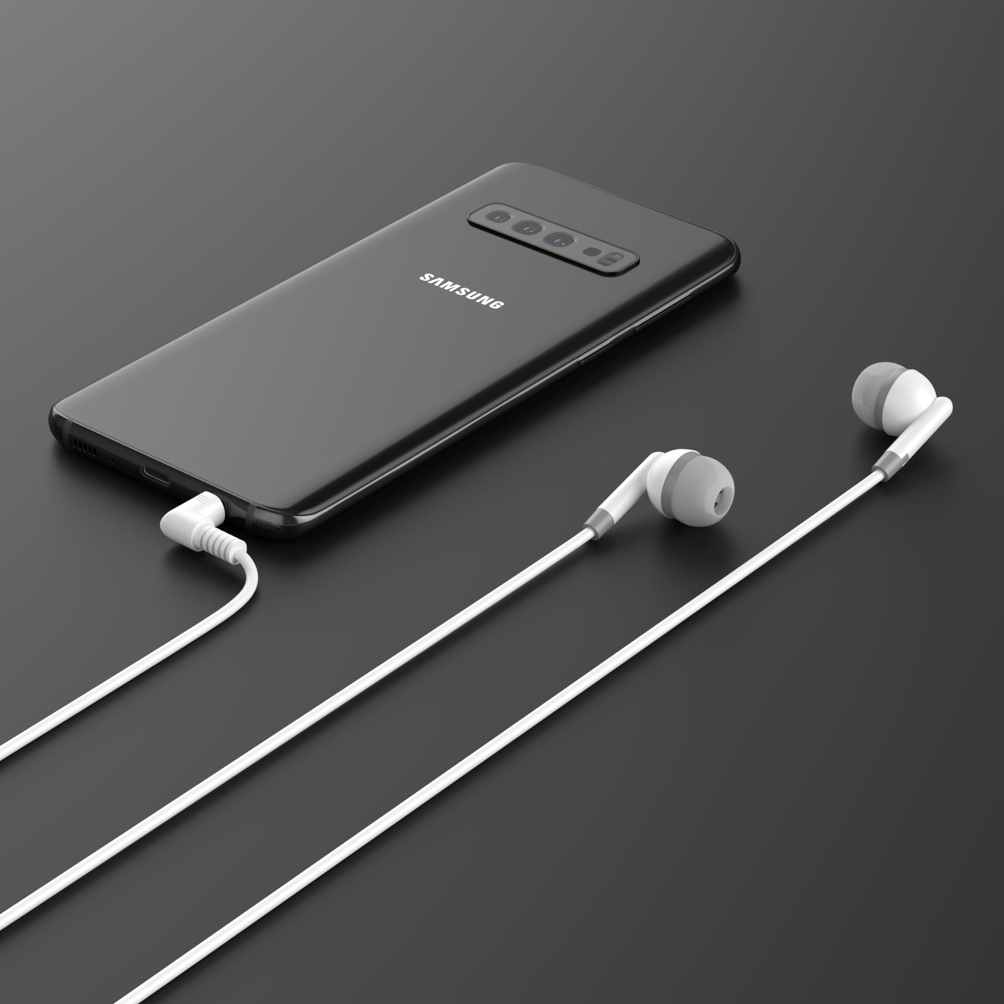 Bulk Earbuds with 3.5 mm Headphone Plug - 100 Pack - Multi