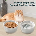 thumbnail image 5 of Ceramic Cat Bowls, Pet Bowl Cat Dishes for Food and Water,Puppy Food Bowl 2 Pack Cat Food Bowl Set - type:style1, 5 of 5