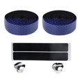 thumbnail image 1 of Almencla 2 Rolls Road Bike Handlebar Tapes Anti-Slip Cycling Handle Wraps with Bar Plugs Blue, 1 of 5