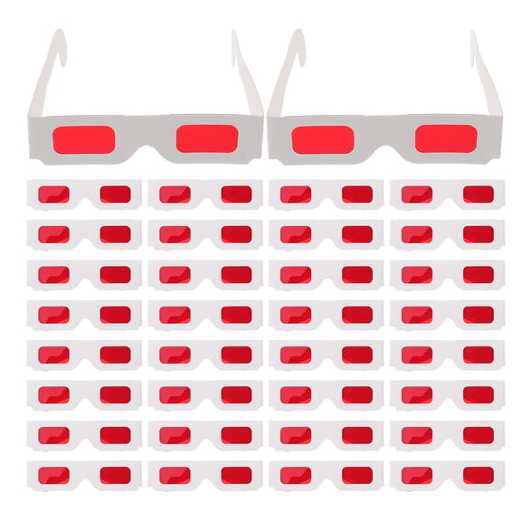 BESTOYARD Back to School valentines day glasses 3D Glasses Paper Enhanced Viewing Experience Light Shows 50pcs