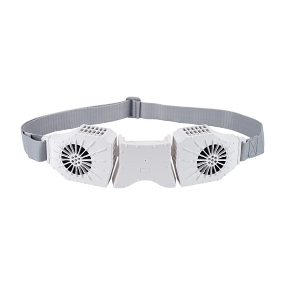 Advancent Ventilador eléctrico recargable y silencioso con tres velocidades ajustables para mayor comodidad y enfriamiento. Electrodomésticos blanco