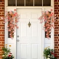 thumbnail image 4 of Artificial Hanging Morning Glory Vine, Trailing Faux Plant in Pot for Indoor Outdoor Wall, Balcony, Patio, and Garden Decor, 4 of 8