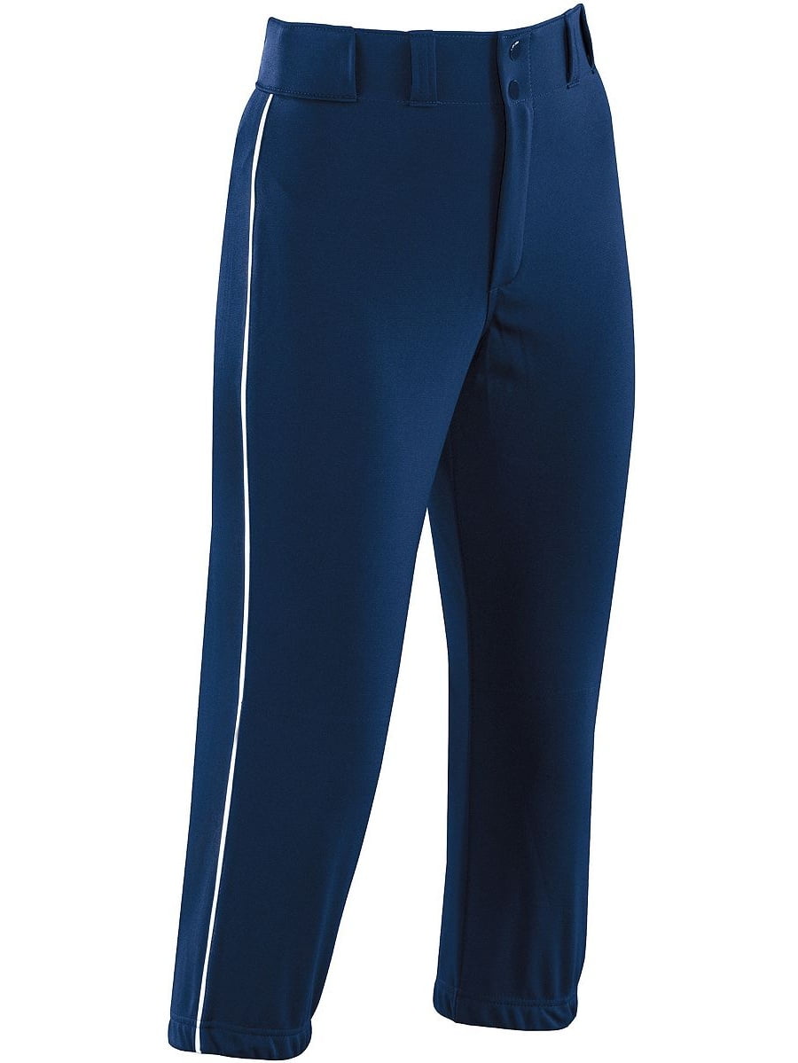 HighFive 315102 Women'S Piped Prostyle LowRise Softball Pant, Navy
