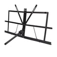 thumbnail image 4 of Music Sheet Stand, Keyboard Music Stand, Black Metal Portable Musicians Students For Private Studio Classroom, 4 of 8