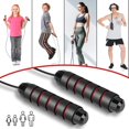 thumbnail image 3 of 2 Pack Jump Rope Tangle-Free Jump Ropes Skipping Rope Cable with Memory Foam Handles for Workout Exercise Fitness Training,Suitable for Gym,Courtyard,Family,Jump Rope for Kids,Adults, 3 of 6