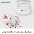 thumbnail image 4 of Wireless PIR Motion Sensor Detector Security Alarm Chime,Shop Store Office Home Front Door Entry Welcome Doorbell,Mailbox Alert, Garage Driveway Alarm,with Night Light (1 Receiver and 2 PIR Detectors), 4 of 9