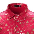 thumbnail image 4 of Lilgiuy T Shirts for Casual Buttons Beach Non-positioning Print Turn Down Short Sleeve Shirt Blouse for School College Library, 4 of 4
