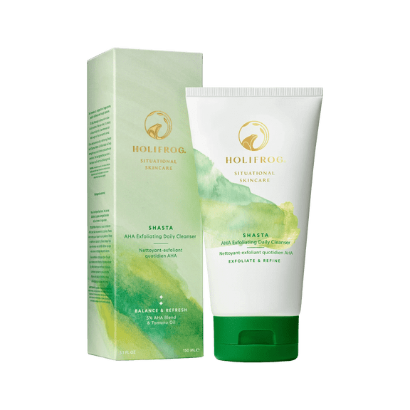 HoliFrog Shasta 5% AHA Exfoliating Daily Cleanser with Mandelic Acid, 5.1 fl oz