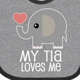 thumbnail image 4 of Inktastic My Tia Loves Me Grandchild Boys or Girls Baby Bib, 4 of 4