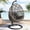 Gray, variant on LCGOD 4" Thick Egg Chair Cushion, PP Cotton Filling, Removable Waterproof Cover, Non-Slip for Hanging Swing, Patio Garden & Indoor Lounger