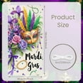thumbnail image 2 of Colorful Lobster Mardi Gras Banner Cartoon Festival Display Beaded Necklace Gold Ornament Lobster Backdrop for Mardi Gras Celebration Carnival Party Photo Shoot, 2 of 3