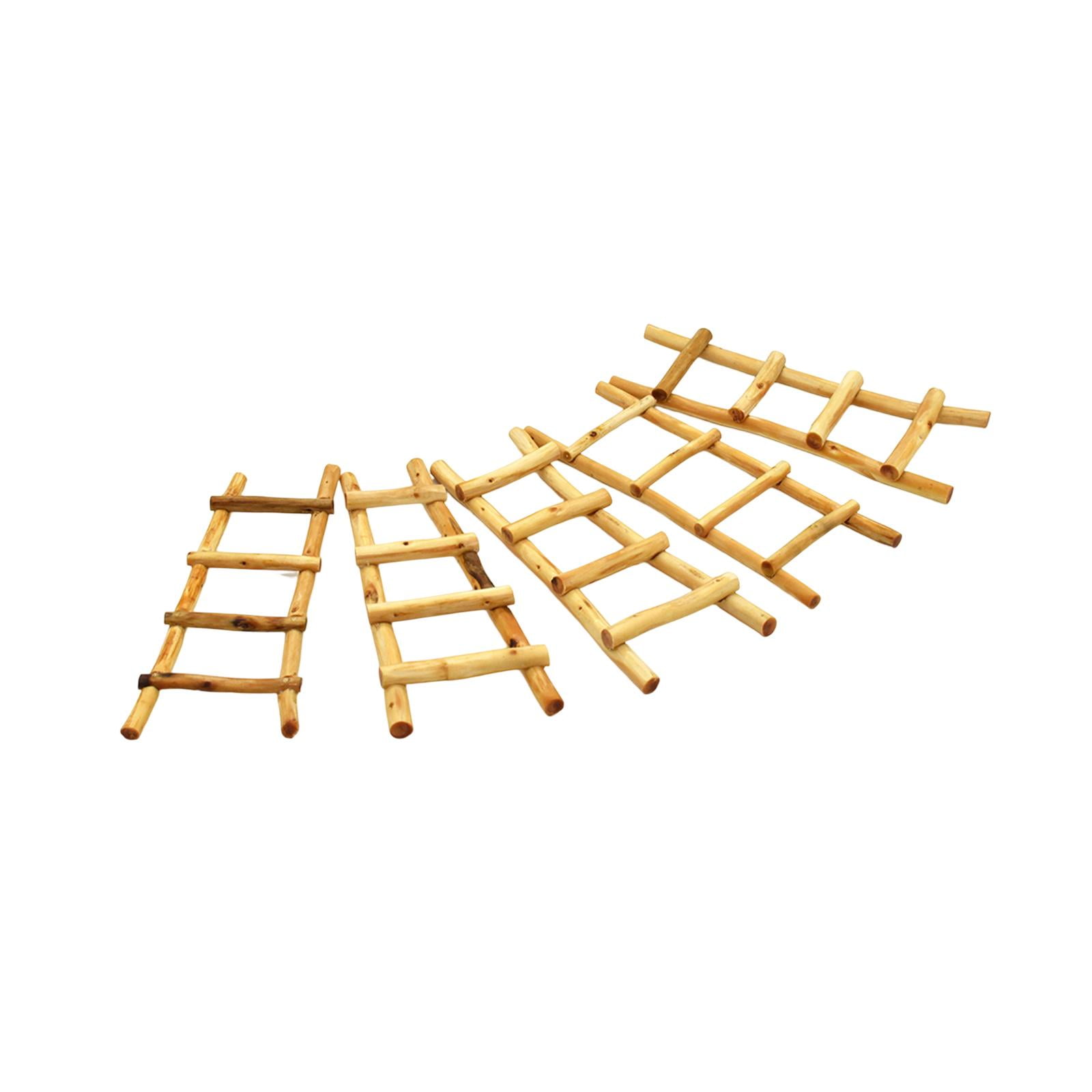 1:12 scale Wooden Step Ladder folds up U3192