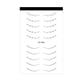 thumbnail image 1 of CAIROYAR Pegatinas de tatuaje para pestañas inferiores de varios estilos en 3D, calcomanías de maquillaje para pestañas C9, 1 of 7