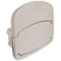 Suncast CPLDHH15000 Deluxe Garden Hangout with 150-Foot Capacity and Enclosed Storage Compartment, DHH150 Hose Hanger, Light Taupe