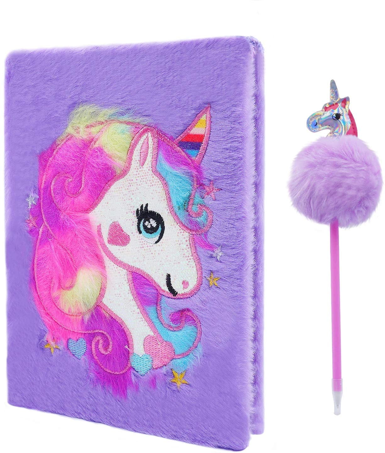 Unicorn Mini Diary Secret Pen Set Present Gilrs Gift for Brithday Children's day 