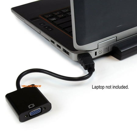 Hdmi Vga Card - Mini /Micro/ HDMI Male to VGA Female Video Converter 1080P Cable Cord For PC DVD